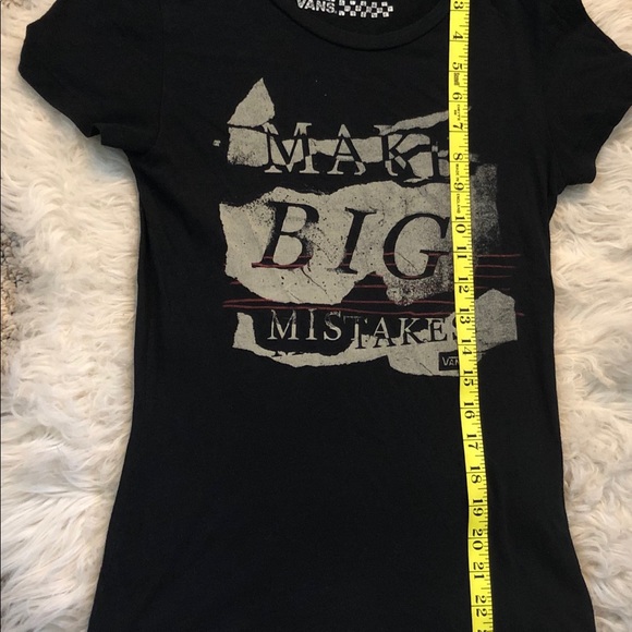 Vans Off The Wall Black Tee X-Small - Picture 5 of 6